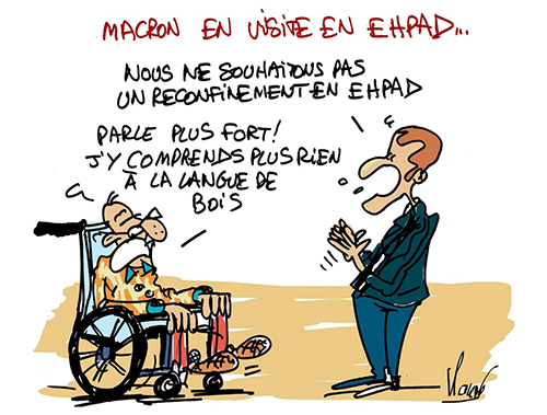 Macron ehpad